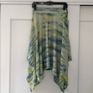 Raquel Allegra tie dye knit skirt